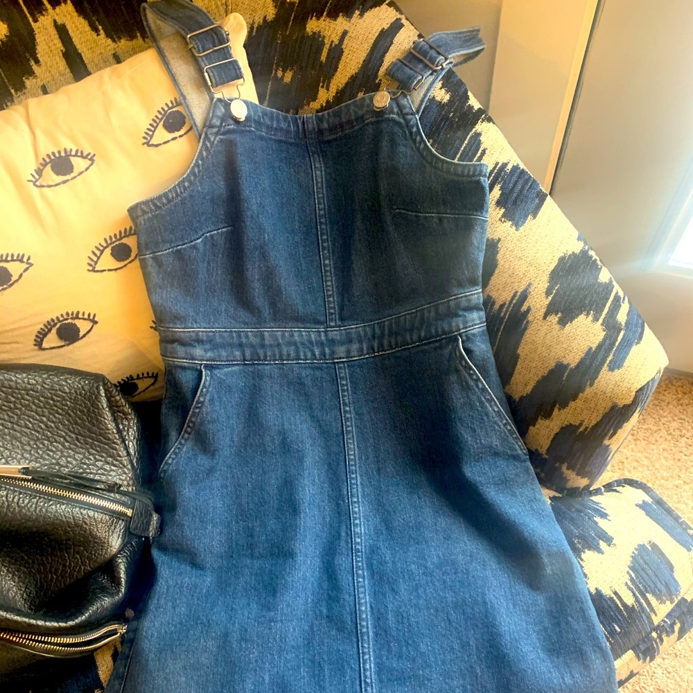 Madewell Denim Jumper Dress